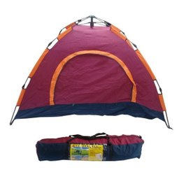 Barraca Camping 3 Lugares Automatica Iglu Acampamento Monta Sozinha Trilha - 3