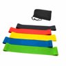 Kit 5 Faixas Elasticas Mini Band Academia em Casa Yoga Pilates Extensor Exercicios Fitness Crossfit - 12