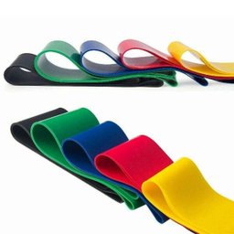 Kit 5 Faixas Elasticas Mini Band Academia em Casa Yoga Pilates Extensor Exercicios Fitness Crossfit - 10