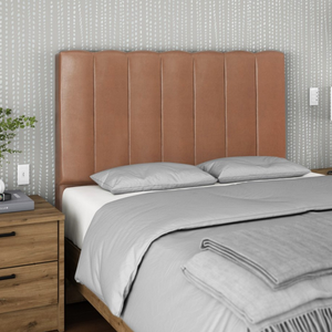 Cabeceira Casal Estofada 140cm Carla Corino com Frames:whisky