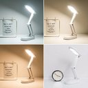 Ver imagem 5 de Luminária de Mesa Touch Dobrável Abajur Sem Fio LED Recarregavel Articulada 3 Funções Iluminaç