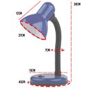 Ver imagem 2 de Luminária de Mesa Abajur Articulavel Copa Flexivel Trabalho Escritório Sala Luz Leitura Estudos
