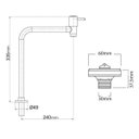 Ver imagem 4 de Kit Cuba Torino Sobrepor com Torneira Valvula Metal Preto