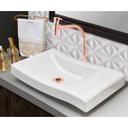 Ver imagem 1 de Kit Cuba Viena Sobrepor com Torneira Valvula Metal Cobre
