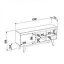 Ver imagem 3 de Rack para TV até 55 Polegadas 1 Porta Retrô Trend Artesano