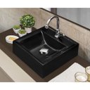 Ver imagem 1 de Cuba Quadrada Sobrepor Torneira CA04 e Valvula Click Metal