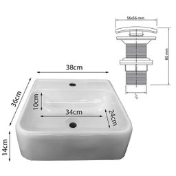 Kit Cuba Lisboa Sobrepor com Valvula Click - 3