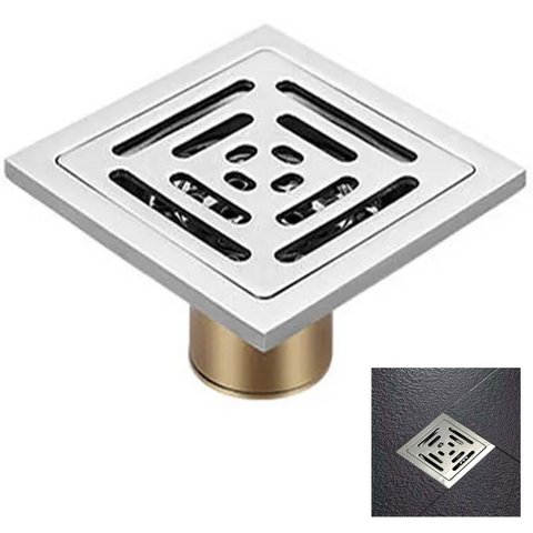 Ralo Inteligente Aço Inox Anti Odor Insetos 10x10 Banheiro Casa