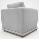 Ver imagem 3 de Poltrona Decorativa Bridge Clássica Bouclé Premium de Luxo para Sala Quarto Recepção Design Autoral