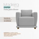 Ver imagem 7 de Poltrona Decorativa Bridge Clássica Bouclé Premium de Luxo para Sala Quarto Recepção Design Autoral