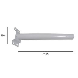 Luminária Solar Poste com Suporte Placa Completa LED 50W Sensor Controle Jardim Rua - 4