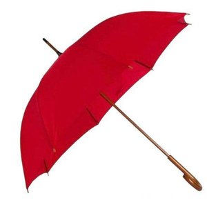 Guarda Chuva Grande Reforçado Voyagem Automático Vermelho