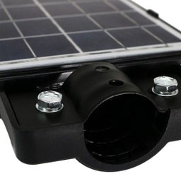 Luminária Solar Poste LED 50W Sensor Proximidade Controle Quintal Jardim Rua Kit 4 Unidades - 5