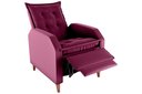 Ver imagem 4 de Poltrona Papai Reclinável Sala Mx 65 Yaris Veludo Marsala Matrix Original