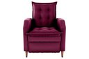 Ver imagem 3 de Poltrona Papai Reclinável Sala Mx 65 Yaris Veludo Marsala Matrix Original