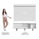 Ver mais imagens de Rack e Painel para Tv até 65" Branco Dubai Madesa