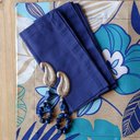 Ver imagem 3 de Kit Jogo Americano 6 Lugares Mesa Posta Cor Flores a 45x36cm