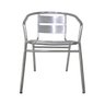 Cadeira Aluminio Jardim Area Externa Banqueta - 6