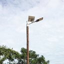 Ver imagem 2 de Suporte Luminária Solar Barra Poste Aço Rua Quintal Jardim Kit 5 Unidades
