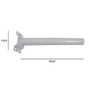 Ver imagem 3 de Suporte Luminária Solar Barra Poste Aço Rua Quintal Jardim Kit 5 Unidades