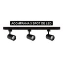 Ver imagem 4 de Trilho Eletrificado Kit 3 Spot de LED Iluminação 1M Decoração Casa Luz