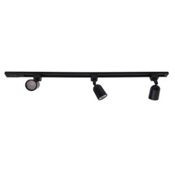Trilho Eletrificado Kit 3 Spot de LED Iluminação 1M Decoração Casa Luz - 6 Trilho Eletrificado Kit 3 Spot de LED Iluminação 1M Decoração Casa Luz - 6