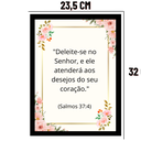 Ver imagem 6 de Quadro Motivacional"Deleite-Se no Senhor e Ele Atenderá..."