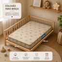Ver imagem 2 de Colchão Infantil Probel Guarda Costas Pro Baby 148x68 - JM3 Móveis