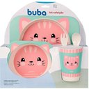 Ver imagem 3 de Kit Refeição Gatinho Buba Ref:13209 3 Meses+ Un Verde Água-rosa