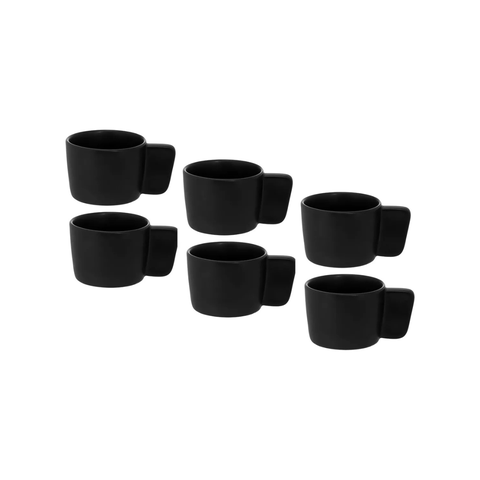 Conjunto 6 Xícaras Chá Porcelana 180ml Willow Hauskraft