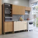 Ver imagem 3 de Cozinha Compacta Vert Plus com Balcão para Pia Freijó Freijó Soft - Kits Paraná