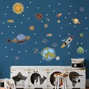 Ver imagem 1 de Adesivo de parede Sistema Solar Planetas-Extra Grande 330x240cm