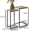 Ver imagem 2 de Kit de Mesas Laterais ou Canto Decorativas - Aurora