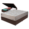 Cama Box Bau Queen Vermont Pikolin Marrom 158X198 - 1
