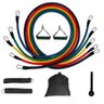 Kit Elástico Extensor 11 Peças Exercício Funcional Tubing - 1