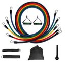Ver imagem 1 de Kit Elástico Extensor 11 Peças Exercício Funcional Tubing