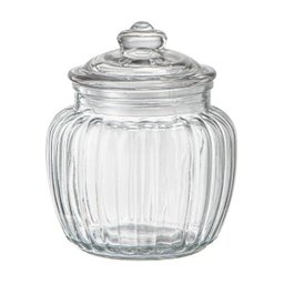 Porta mantimento em vidro com tampa Hermética 575 ML - 1