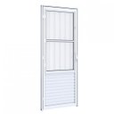 Ver imagem 1 de Porta de Alumínio Postigo 215x85cm com Grade Tubular Riobras Aluminíos