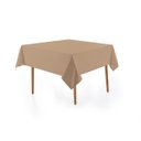 Ver imagem 1 de Toalha de Mesa Quadrada 8 Lugares Alamanda Marrom Karsten