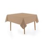 Toalha de Mesa Quadrada 8 Lugares Alamanda Marrom Karsten - 1
