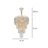 Lustre de Cristal para 8 Lâmpadas SL-5681M Versailles Wee - 2