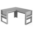 Ver imagem 1 de Mesa Escrivaninha Angular Para Escritorio Me4145 Branco