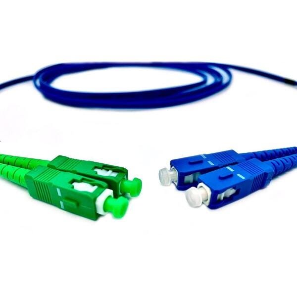 Cordão Óptico Duplex Monomodo 9/125M Sc-Upc/Sc-Apc 2,5M - 1
