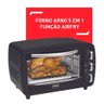 Forno Eletrico Airfry For3 5 em 1 20l arno Preto 220v - 3