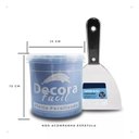 Ver imagem 4 de Cimento Queimado com Efeito Perolizado Decora Fácil 1kg - Baby Blue