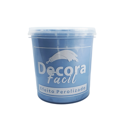 Cimento Queimado com Efeito Perolizado Decora Fácil 1kg - Baby Blue - 1