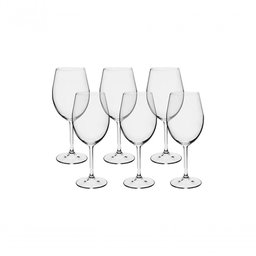 Jogo 6 Taças Cristal Bohemia Gastro para Vinho Tinto 580ml - 1