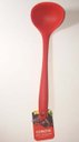 Ver imagem 6 de Kit 5 Utensílios De Silicone Colher Vazada Raspador Concha Espatula - Vermelho