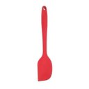 Ver imagem 4 de Kit 5 Utensílios De Silicone Colher Vazada Raspador Concha Espatula - Vermelho