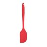 Kit 5 Utensílios De Silicone Colher Vazada Raspador Concha Espatula - Vermelho - 4